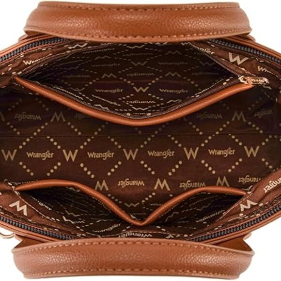 Wrangler Medium Tote Bag Charm and Detachable Mini Pouch - Picture 4 of 6